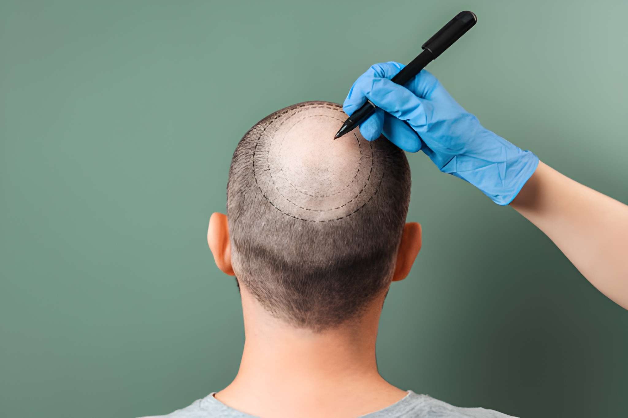 Hair transplant procedure at Advanced GroHair